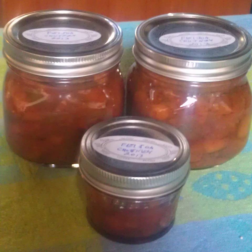 Feijoa Chutney SunnyvaleGarden