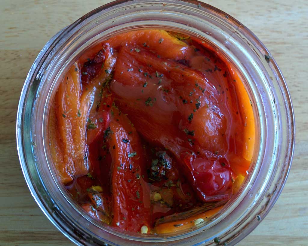 Roasted Red Peppers SunnyvaleGarden